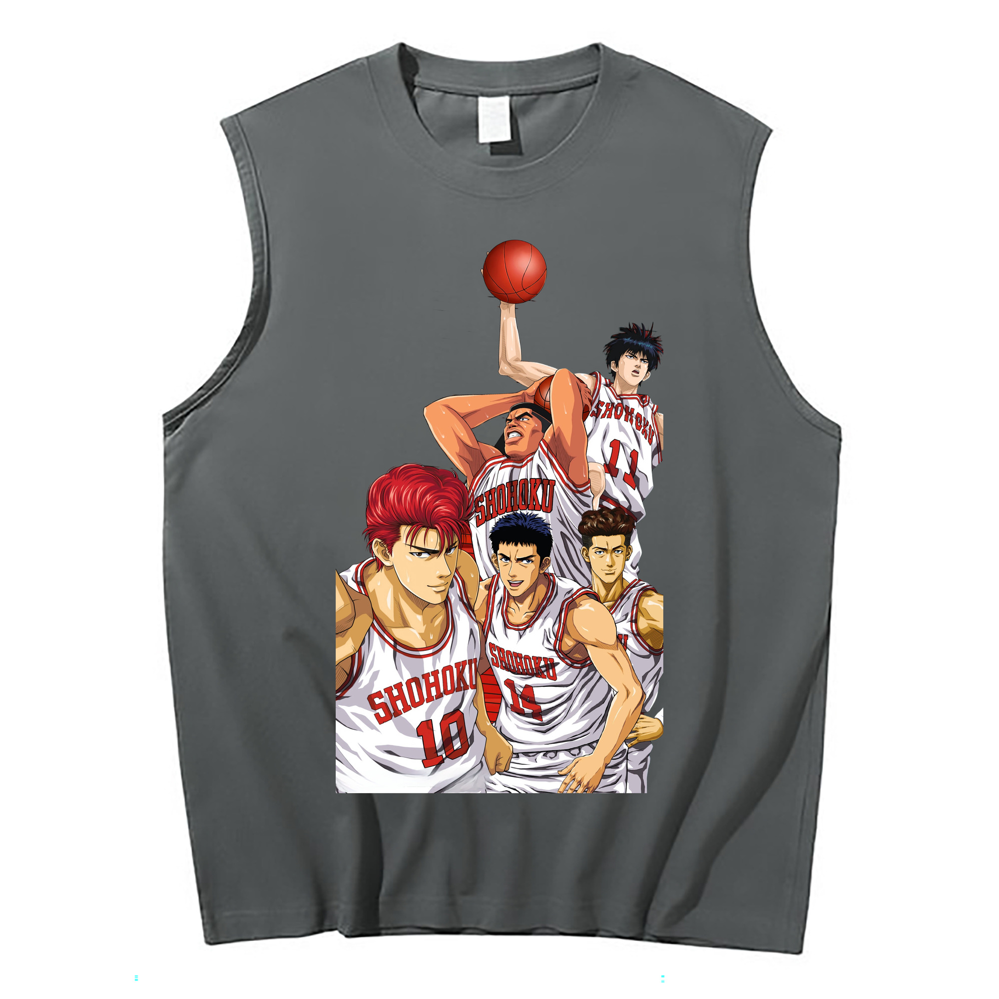 （画像用） SLAM DUNK／スラムダンク コットン100％タンクトップ（フロントプリント）